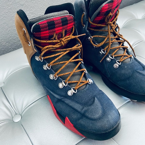 Nike KD VI NSW Lifestyle QS - DenimAle Brown/Red - Picture 6 of 9